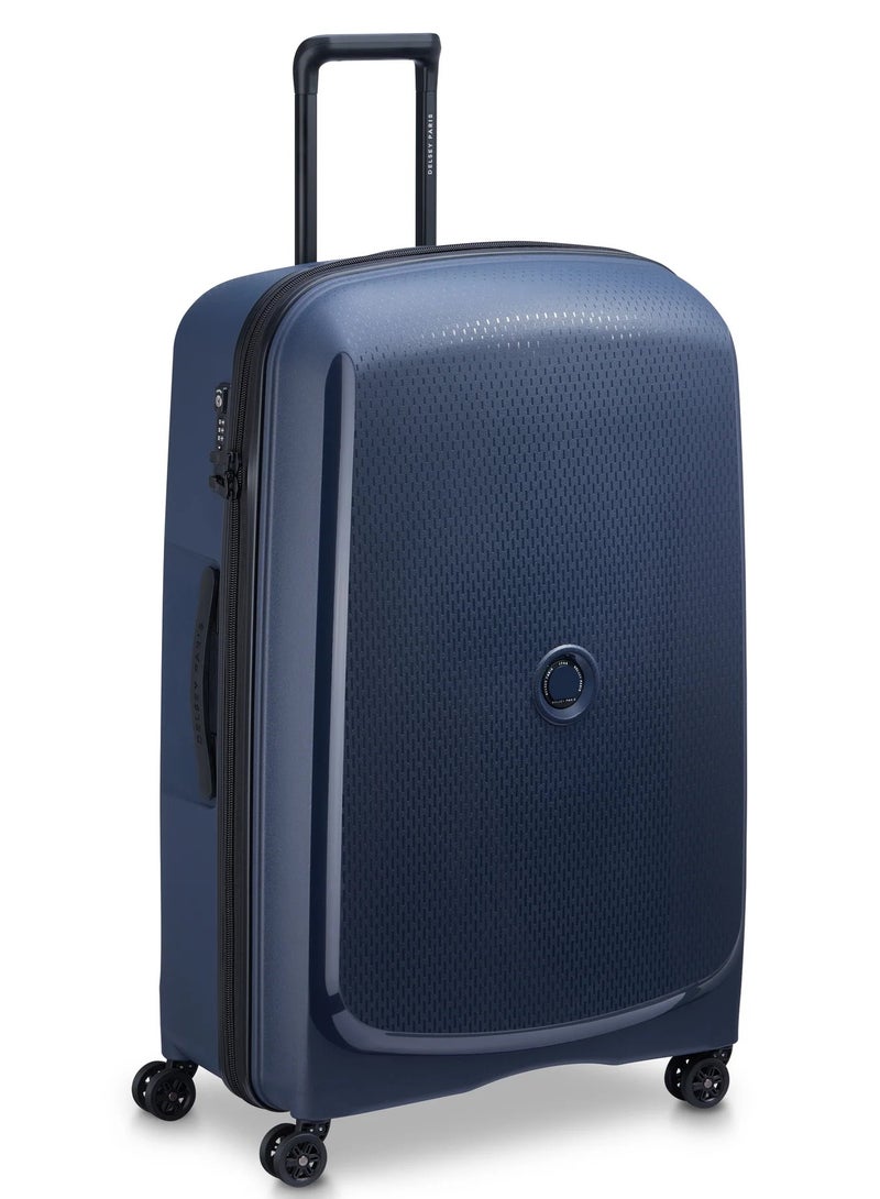 DELSEY Paris Belmont Plus 83 Cm Large 4-Double Wheeled Non-Expandable Check-In Luggage Trolley - Blue - Image 2